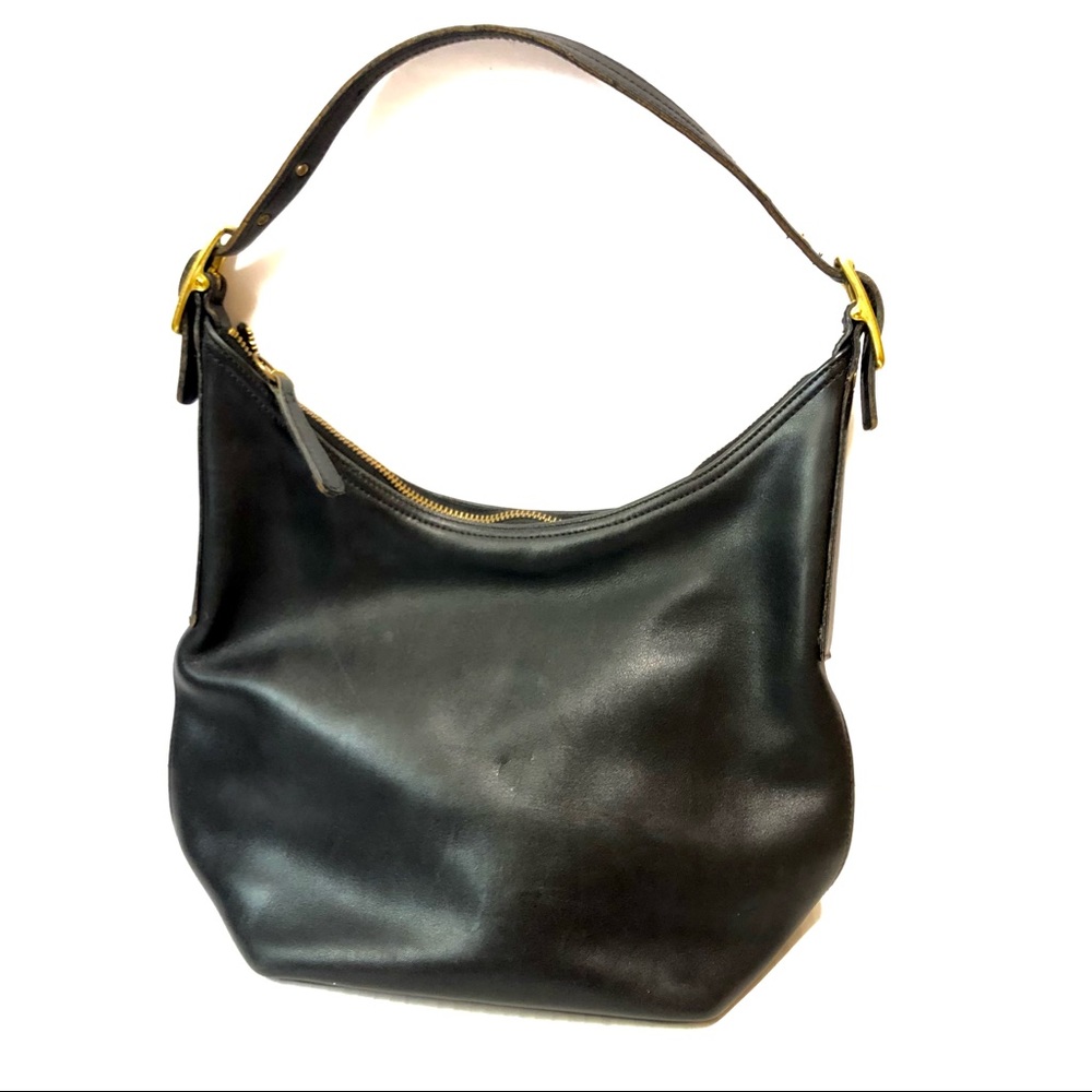 Coach  Vintage Legacy West Black Leather Hobo Bag